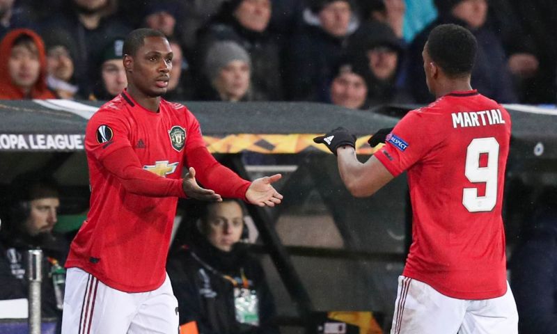 Ighalo may start at the Pride Park ahead of Martial