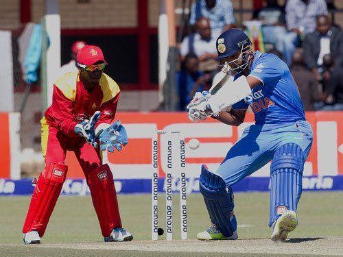 Binny in action against Zimbabwe