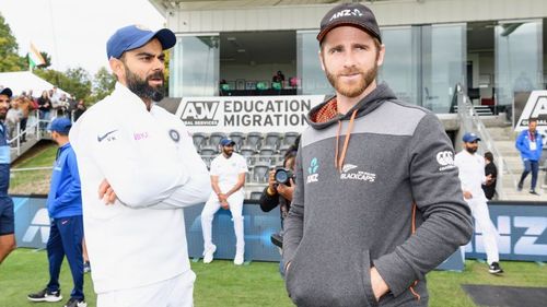 India captain Virat Kohli and New Zealand skipper Kane Williamson