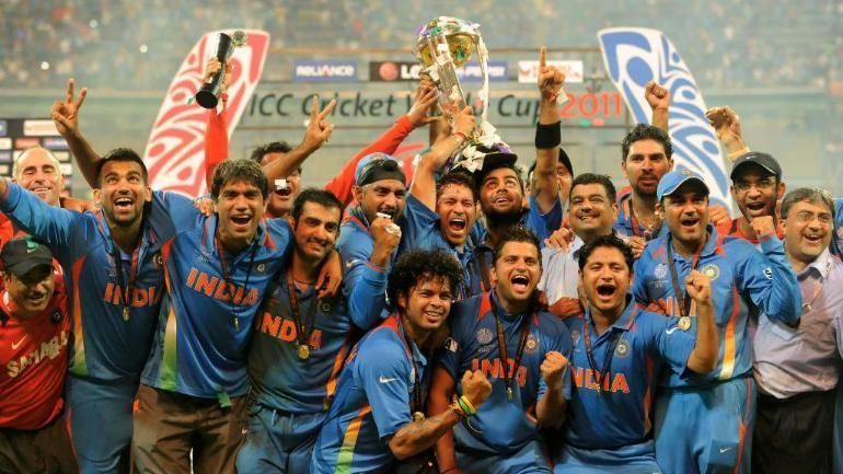 The victorious Indian team