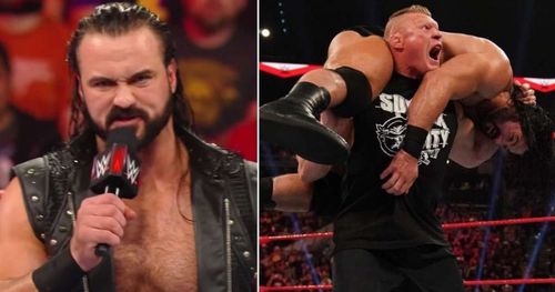 Drew McIntyre and Brock Lesnar