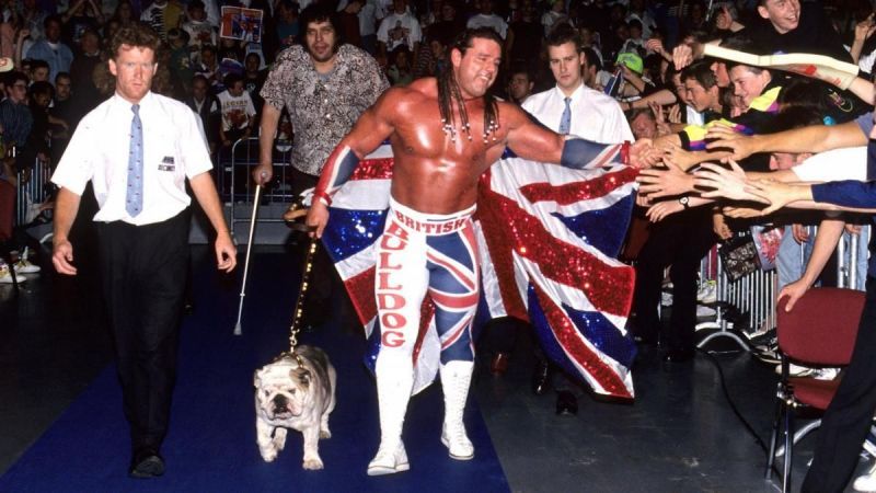 The British Bulldog with Matilda, a... er... British bulldog.