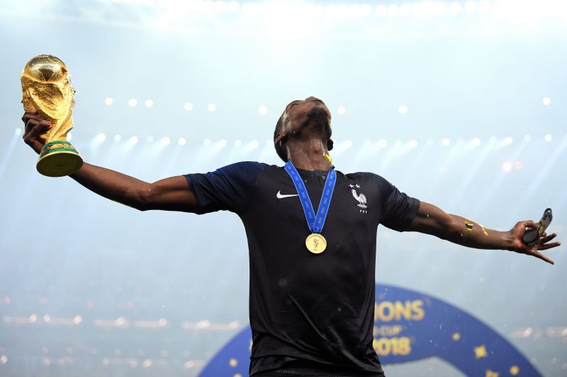 Pogba after the 2018 FIFA World Cup Russia Final