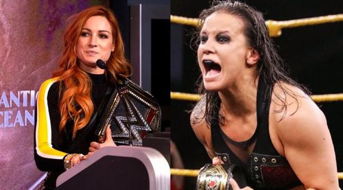 Becky Lynch and Shayna Baszler