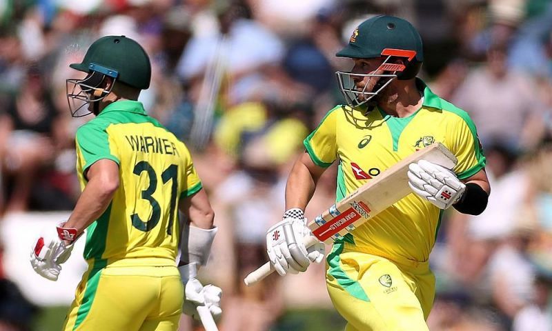 The 'Warner-Finch' pair made the kiwi bowlers to toil hard for the first wicket.