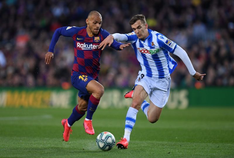 Barcelona&#039;s January signing Martin Braithwaite was one of the better players of the night
