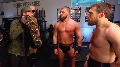 Sami Zayn, Drew Gulak and Daniel Bryan