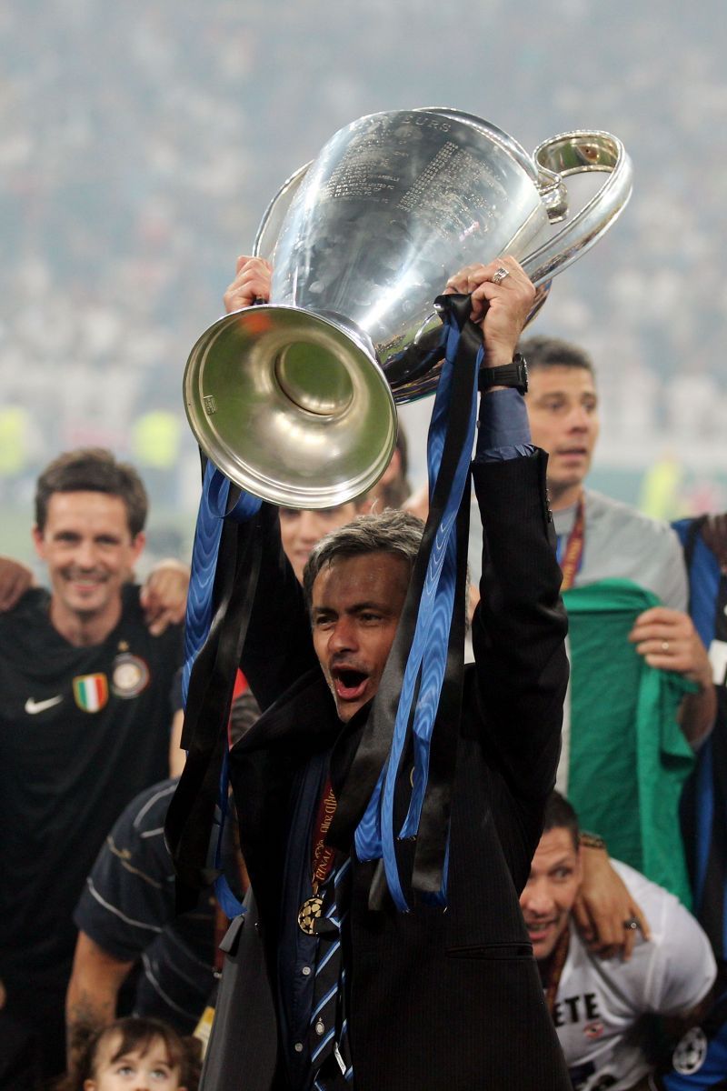 Mourinho lifted the Champions League trophy with Porto and Internazionale