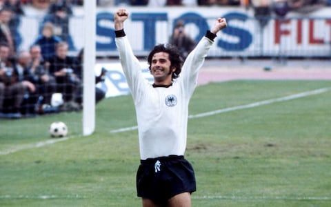 Gerd Muller helped West Germany to victory at Euro 1972