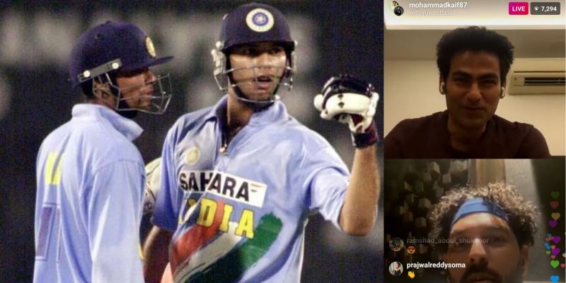 Mohammad Kaif and Yuvraj Singh in action for the &lsquo;Men in Blue&rsquo; (Image credit: First Post)