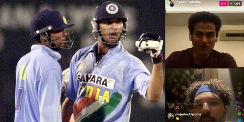 Mohammad Kaif and Yuvraj Singh in action for the ‘Men in Blue’ (Image credit: First Post)