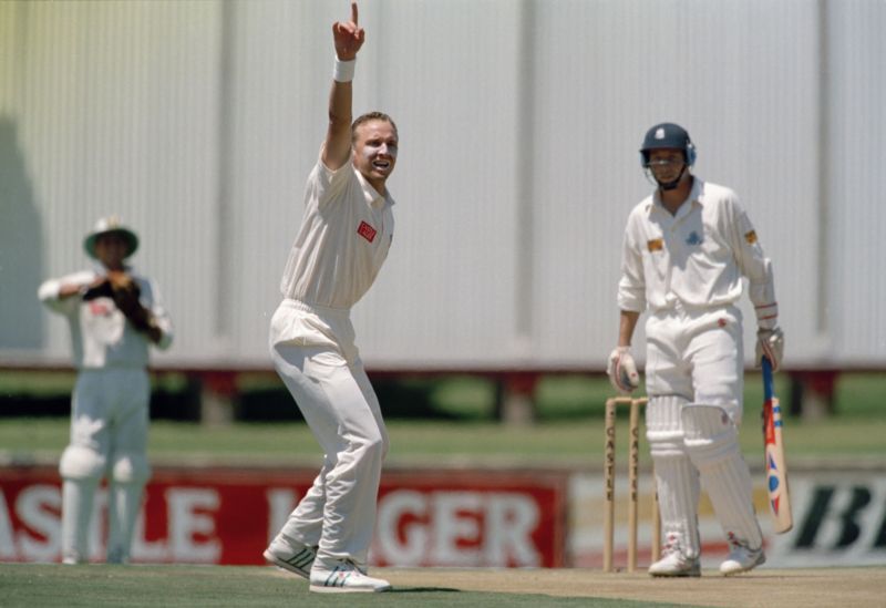 Mike Atherton against Allan Donald