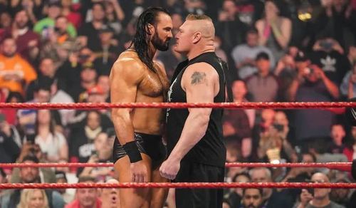 McIntyre and Lesnar's face-off