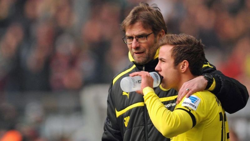 Klopp wasn't happy about losing his prized playmaker to Dortmund's bitter rivals. [Image: bundesliga.com]