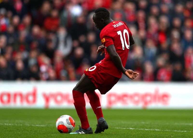 Sadio Mane during a Premier League game against Bournemouth