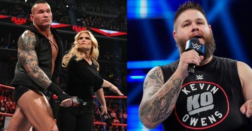 Randy Orton and Beth Phoenix; Kevin Owens