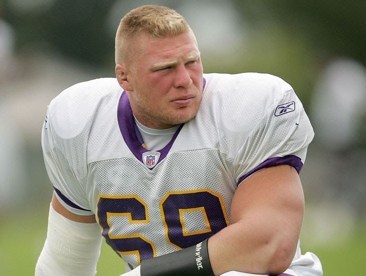 Brock Lesnar as a Minnesota Viking