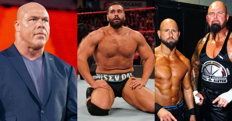 The release of Kurt Angle, Rusev, Luke Gallows and Karl Anderson left the WWE Universe shocked