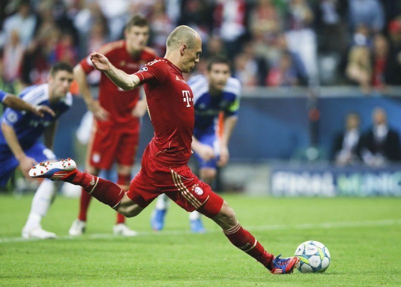Robben missed the chance to win it for Bayern in their backyard