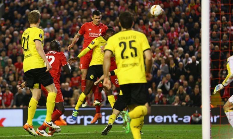 Lovren scored at the death to break Dortmund hearts