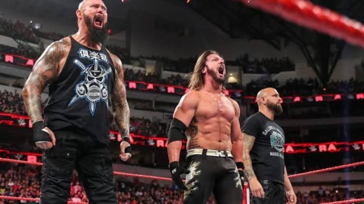 Gallows and Anderson with AJ Styles