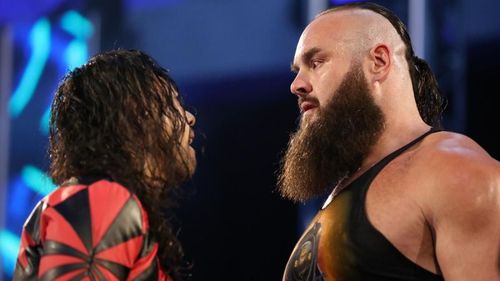 Braun Strowman was confronted by Shinsuke Nakamura