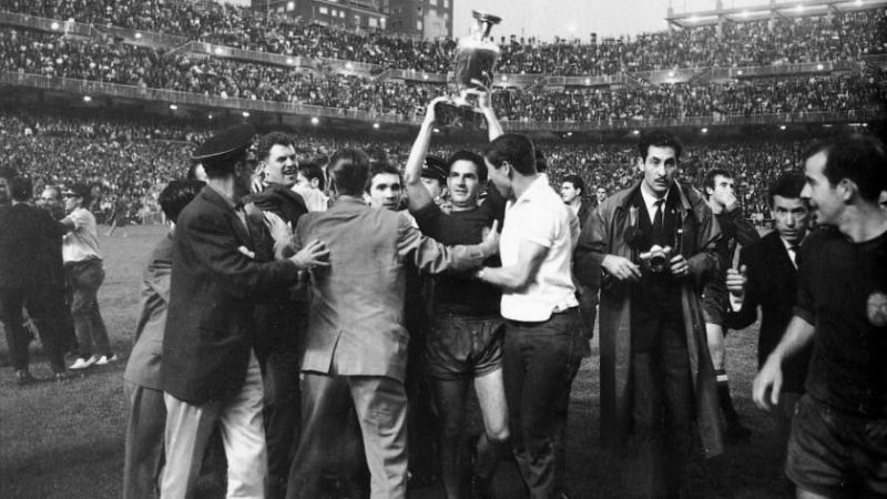 Spain claimed their first international trophy at Euro 1964