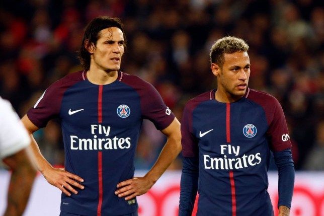 Edinson Cavani and Neymar