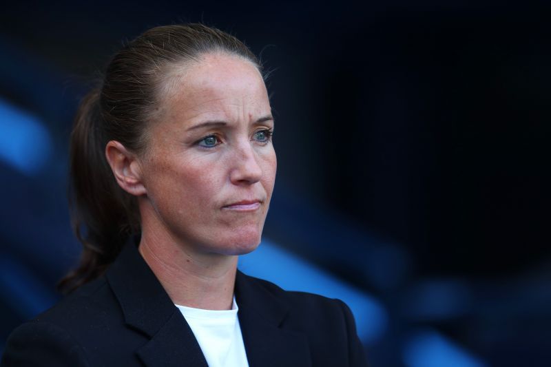 Casey Stoney left Neville&#039;s backroom staff to take charge of Manchester United