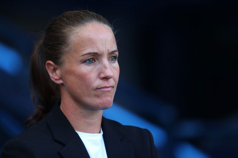 Casey Stoney left Neville's backroom staff to take charge of Manchester United