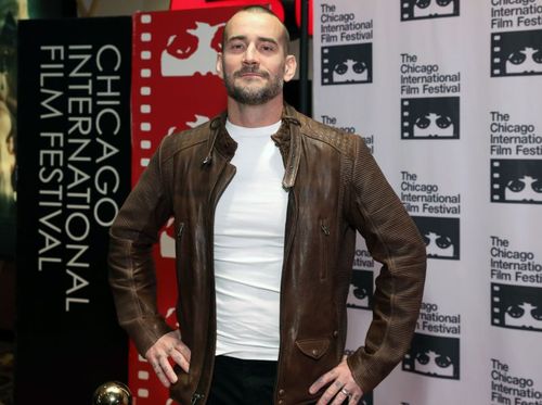 CM Punk attends the Red Carpet Premiere Of Girl On The Third Floor At The Chicago International Film Festival