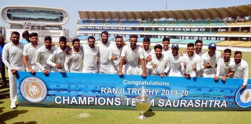 Saurashtra - The Ranji Trophy Champions for the 2019-20 season