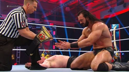 Drew McIntyre won the WWE Championship on Night 2 of WrestleMania 36