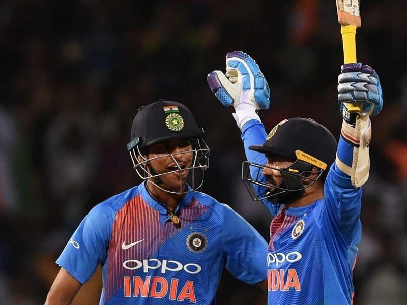 Dinesh Karthik (R) played a memorable knock in the final of the Nidahas Trophy