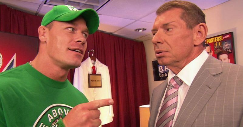 John Cena and Vince McMahon