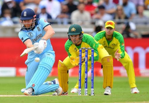 An ODI game between England and Australia