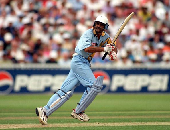 Mohammed Azharuddin in action