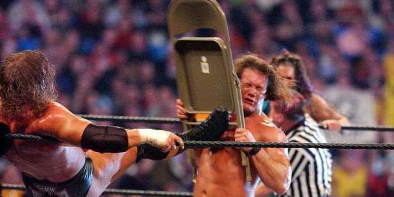 Triple H was out for more than just the title against champion Chris Jericho