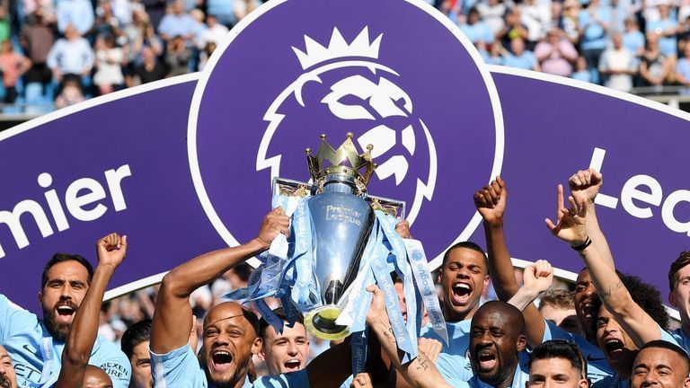 Pep Guardiola&#039;s Manchester City won the 2017-18 Premier League title with a record points haul. 