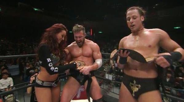 Bennett and Taven as IWGP Tag Team Champions