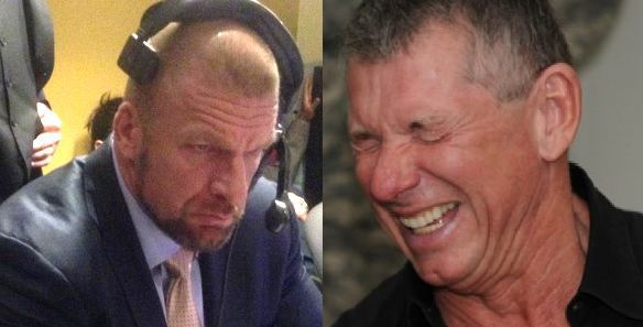 Triple H and Vince McMahon