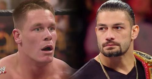 John Cena and Roman Reigns