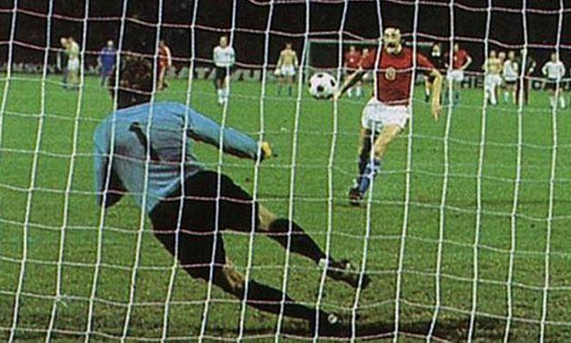 Czechoslovakia's Antonin Panenka wrote his name into the history books with this penalty at Euro 1976