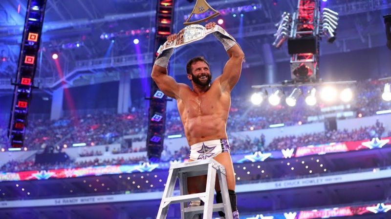 Zack Ryder with the moment of his career