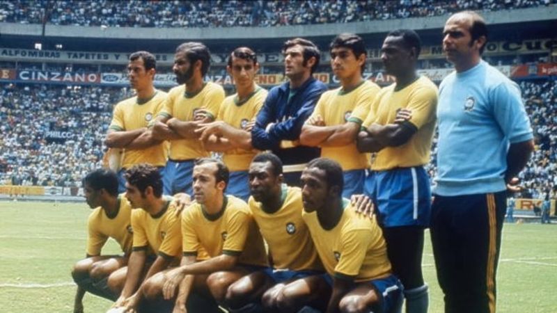 Brazil's 1970 squad scored 19 goals - more than any other World Cup-winning side