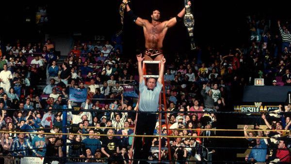 The first-ever ladder match