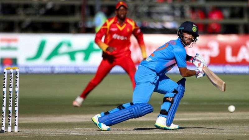 Mandeep Singh finished as the top run-getter for India during his debut T20I series