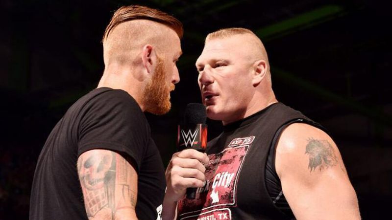 Heath Slater and Brock Lesnar