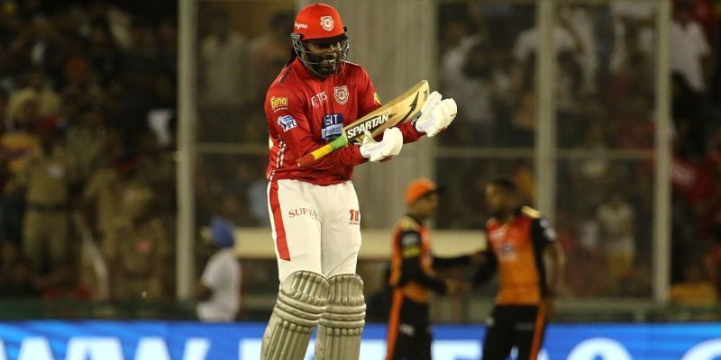 Chris Gayle continued his love affair with the IPL while playing for KXIP