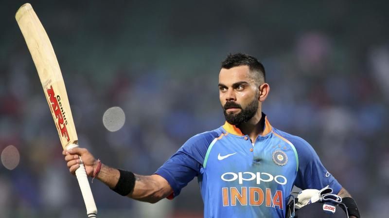 Virat Kohli soaks in the applause